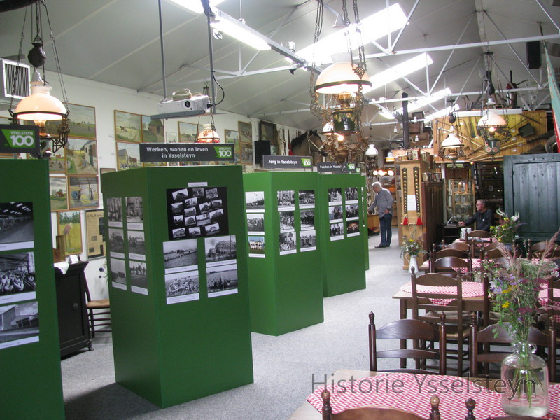 Overzichtsfoto tentoonstelling 100 jaar Ysselsteyn in Museum De Peelstreek, Ysselsteynsewegt 113, Ysselsteyn.